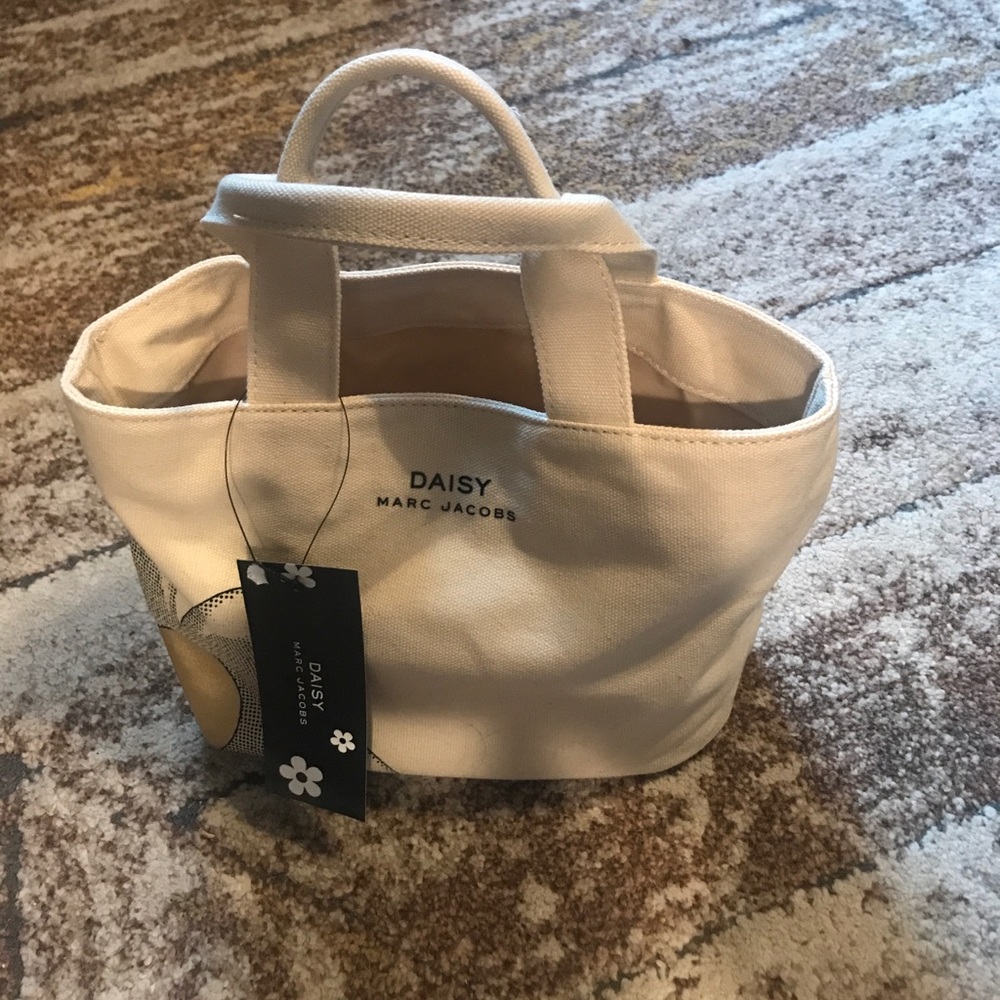 Daisy Marc Jacobs canvas beach bag